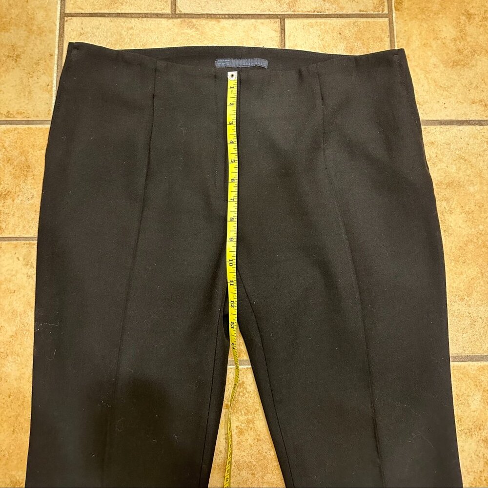 ZARA Womens Black Ankle Pants w Side Pockets Size X-Large - Picture 4 of 6